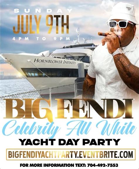 big fendi yacht party